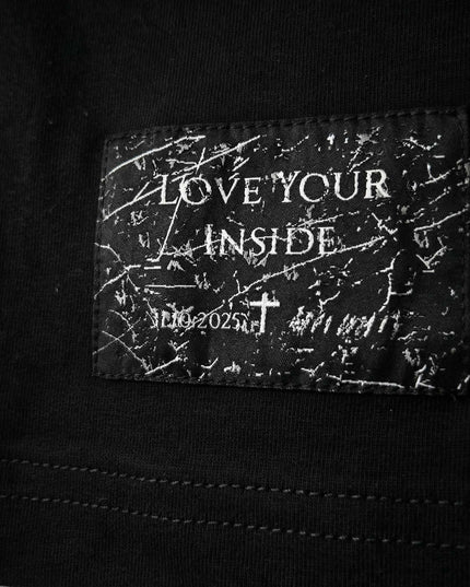 Black Oversize T-Shirt + Tote Bag "LIFE IS OUR HOST" Bundle