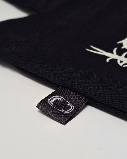 Black Tote Bag "LIFE IS OUR HOST"