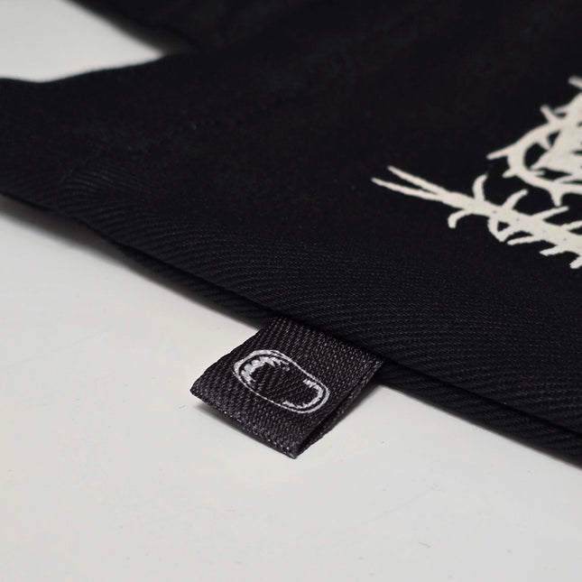 Black Tote Bag "LIFE IS OUR HOST"