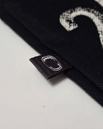 Black Tote Bag "206 BONES 1 END"