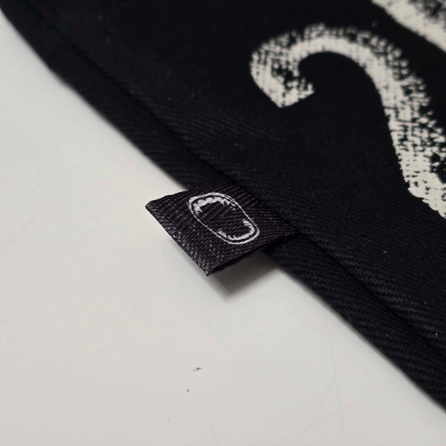 Black Tote Bag "206 BONES 1 END"