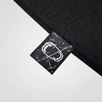 Czarna Koszulka Oversize z Nadrukiem „206 BONES 1 END”