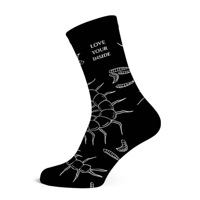 Cotton Crew Socks "Centipede" - Love Your Inside