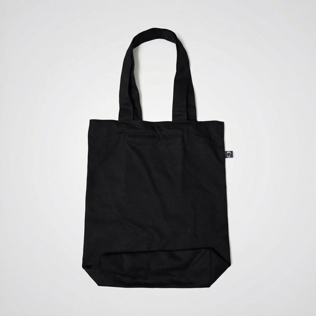 Black Tote Bag "LIFE IS OUR HOST"