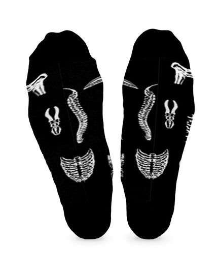 Skarpety długie bawełniane unisex ryciny anatomiczne widok podeszwy